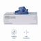 Boardwalk 380 Series, Disposable Gloves, 4 mil Palm, Nitrile, Powder-Free, L, 100 PK, Blue 380LBXA - alternate 4
